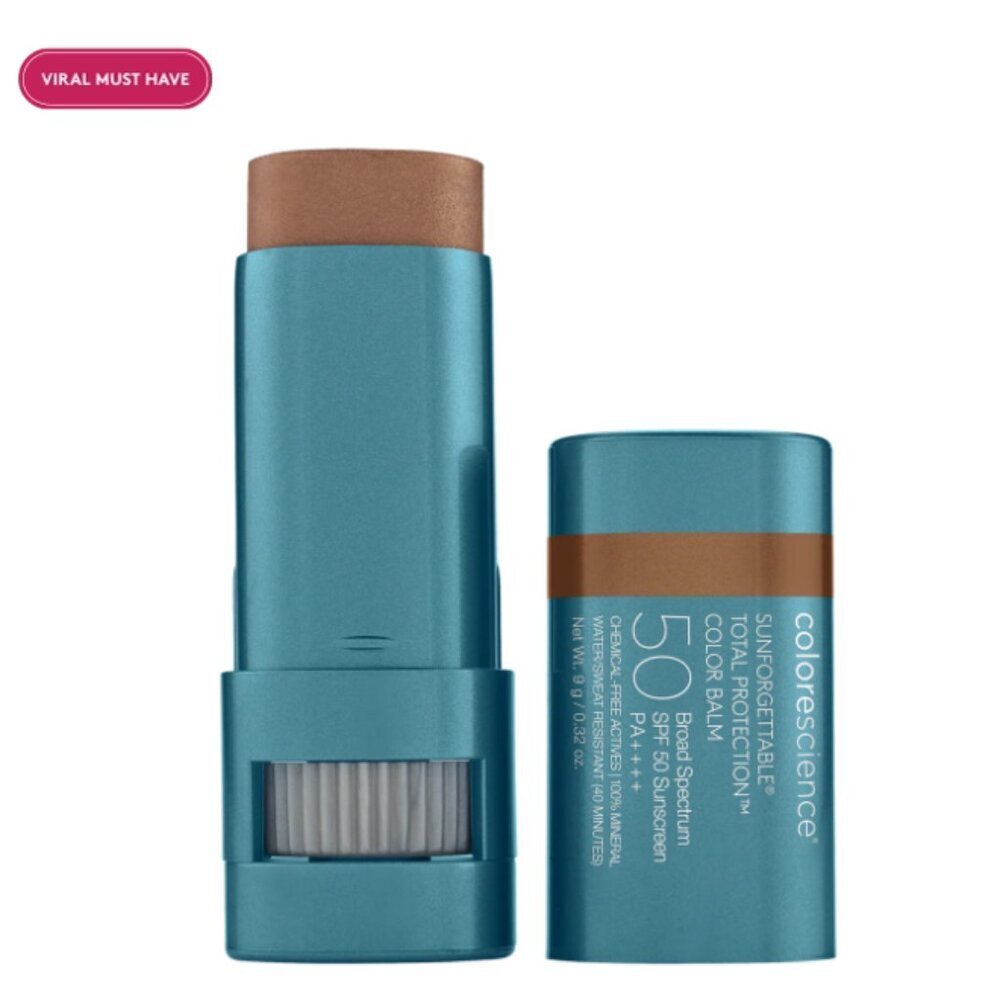 NWT Colorescience Sunforgettable Total Protection Color Balm SPF 50 –Bronze